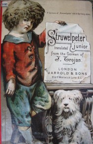 Cover of Struwelpeter Junior (1894.12.103) which includes Fred’s visit to the zoo and careless Clara who left the bathtaps running