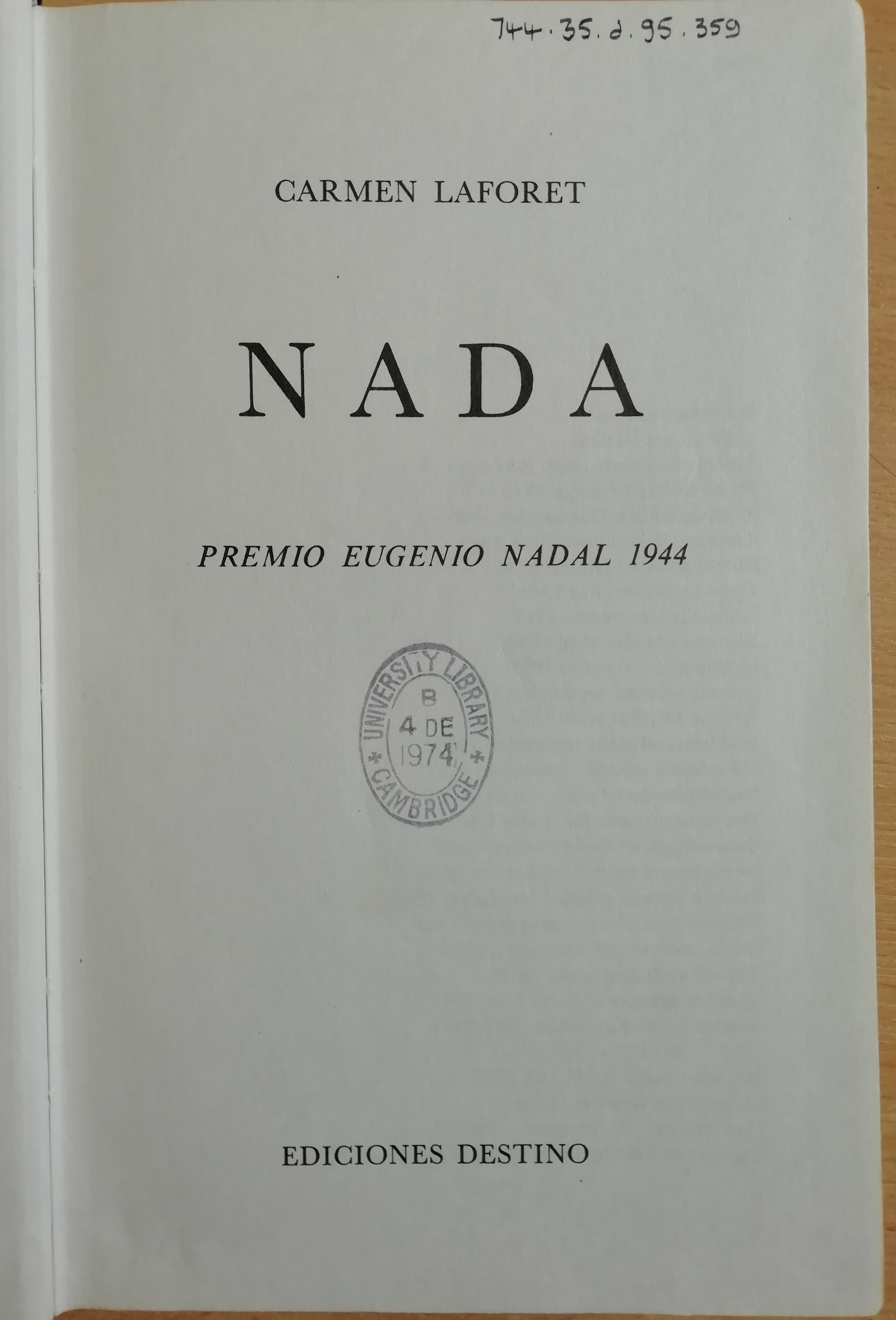years of Premio Nadal – European languages across borders
