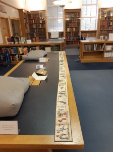 Unfolded panorama in the Rare books reading room